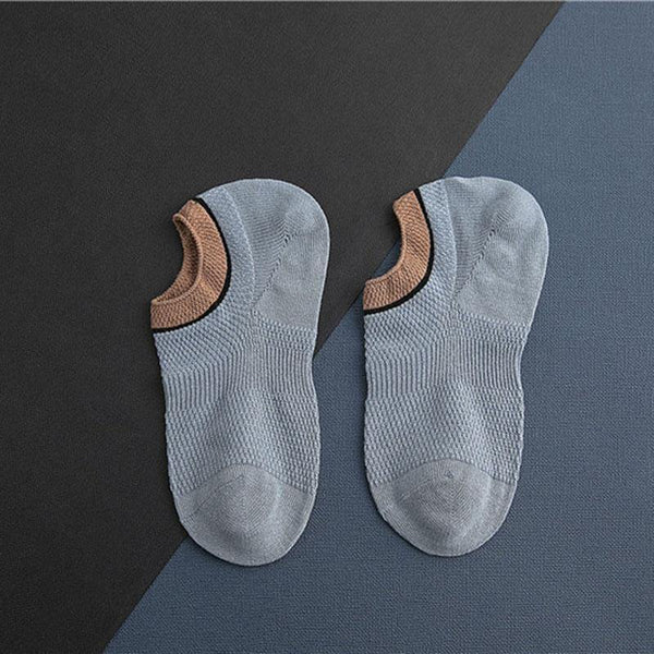 Chalier Men Casual Socks Assorted Colors Blue Breathable Socks 1 Pair - CHALIER