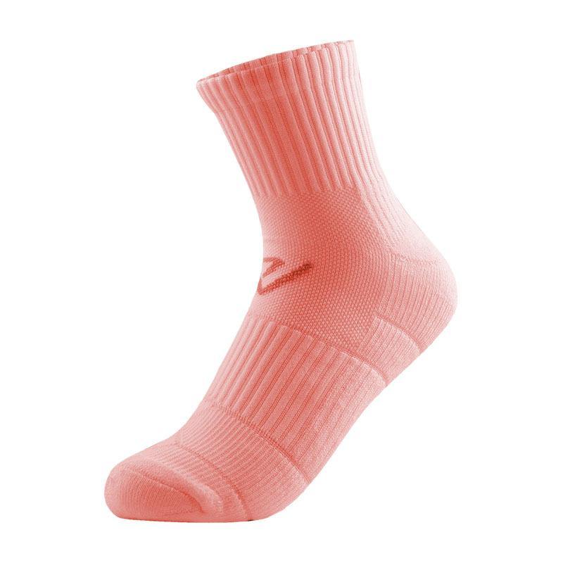 Mens Athletic Thickened Socks Unisex Sports Running Hiking Breathable Socks Set 5 Pairs - CHALIER