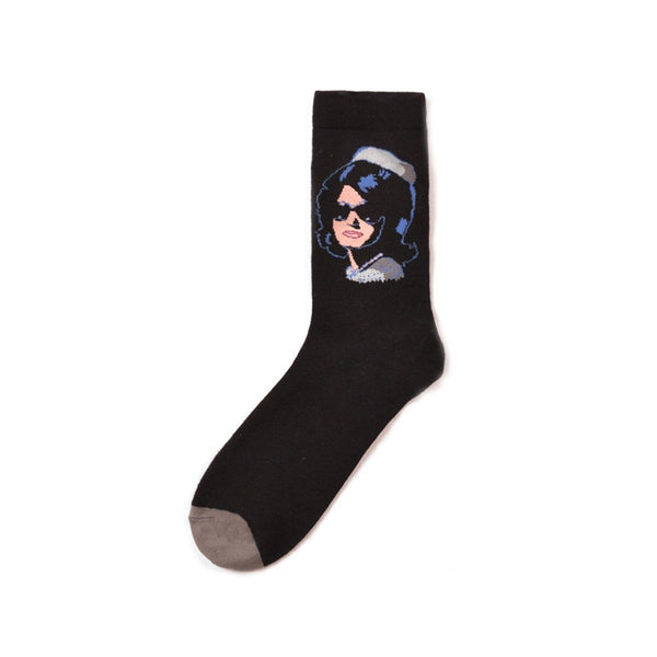 Chalier Mens Casual Crew Lady Cotton Socks - CHALIER