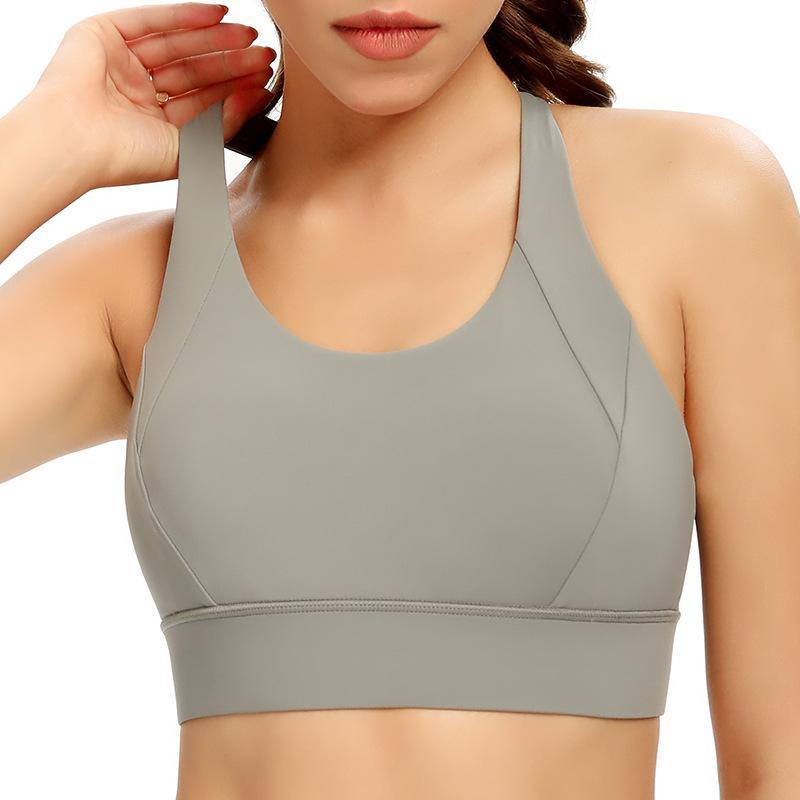 Women Sport Bra Crisscross Removable Pads Bra for Yoga Running Athletic Gym Workout Fitness - CHALIER