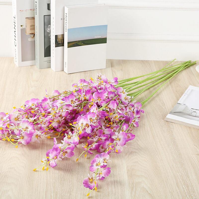 Artificial Phalaenopsis Bouquet Artificial Flower For Home Office Decoration Set 10 Branches - CHALIER