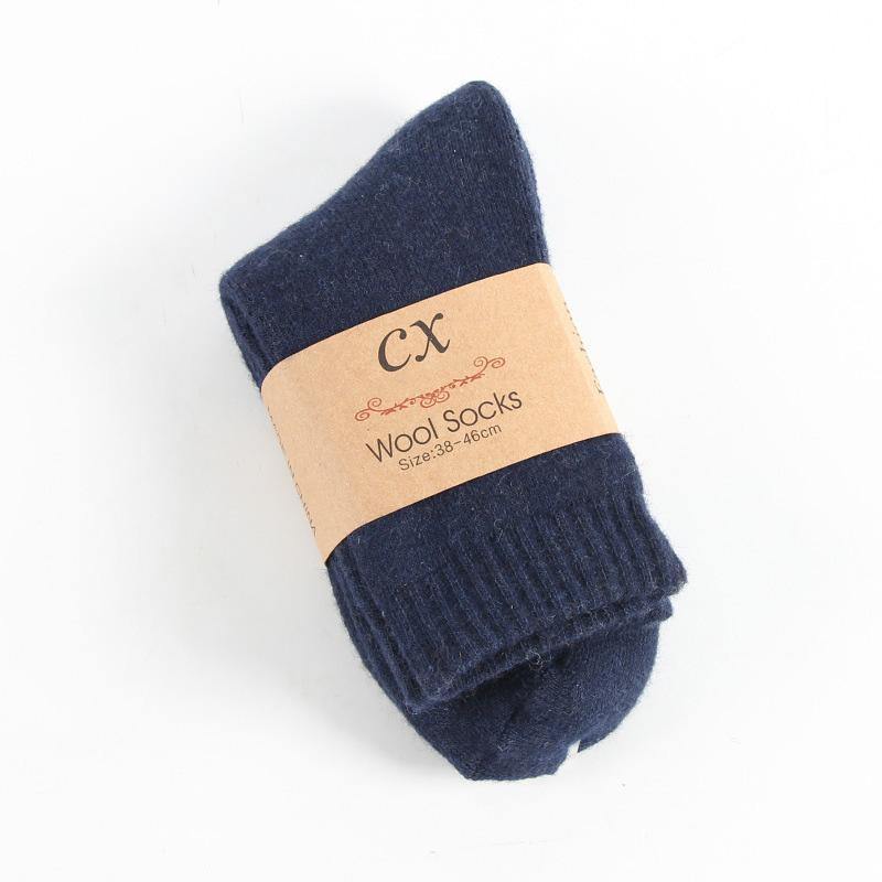 Mens Winter Crew Wool Warm Thickened Socks 6 Pairs - CHALIER