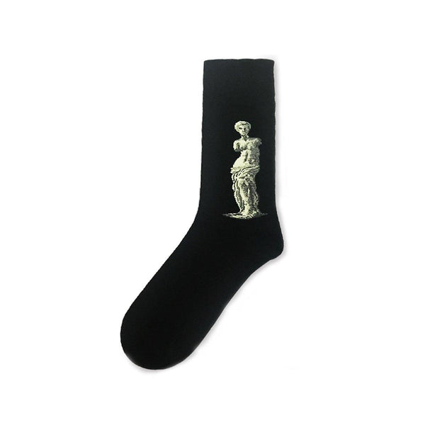 Chalier Mens Casual Crew Venus Cotton Socks - CHALIER