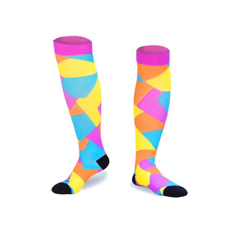 Compression Socks Unisex Breathable Shaping No Slip Sports Socks Elastic Stockings - CHALIER