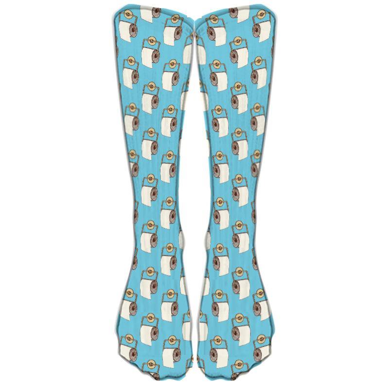 Mens Cotton Fun Crazy Socks Famous Painting Crew Socks Unisex 1 Pair - CHALIER