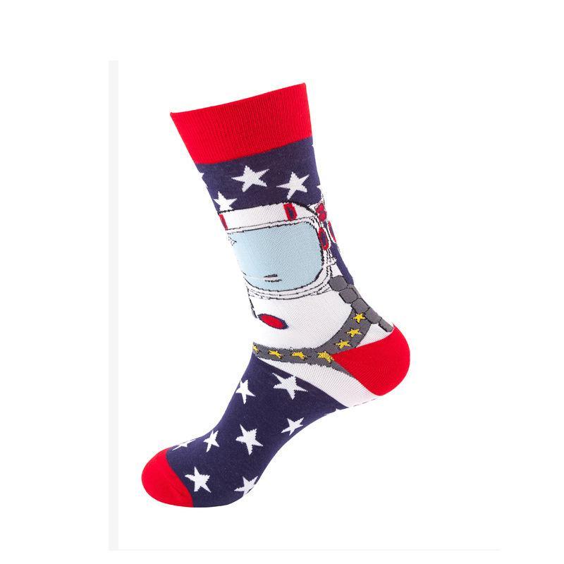 Funny Socks for Men & Women Crazy Colorful Cool Novelty Cute Dress Socks - CHALIER