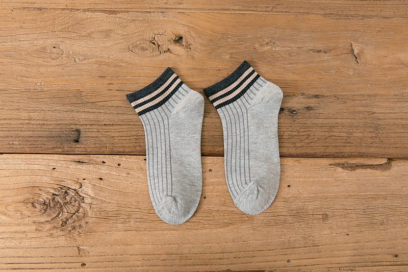 Womens Cartoon Cute Short Socks Set Socks Set 8 Pairs Stripes