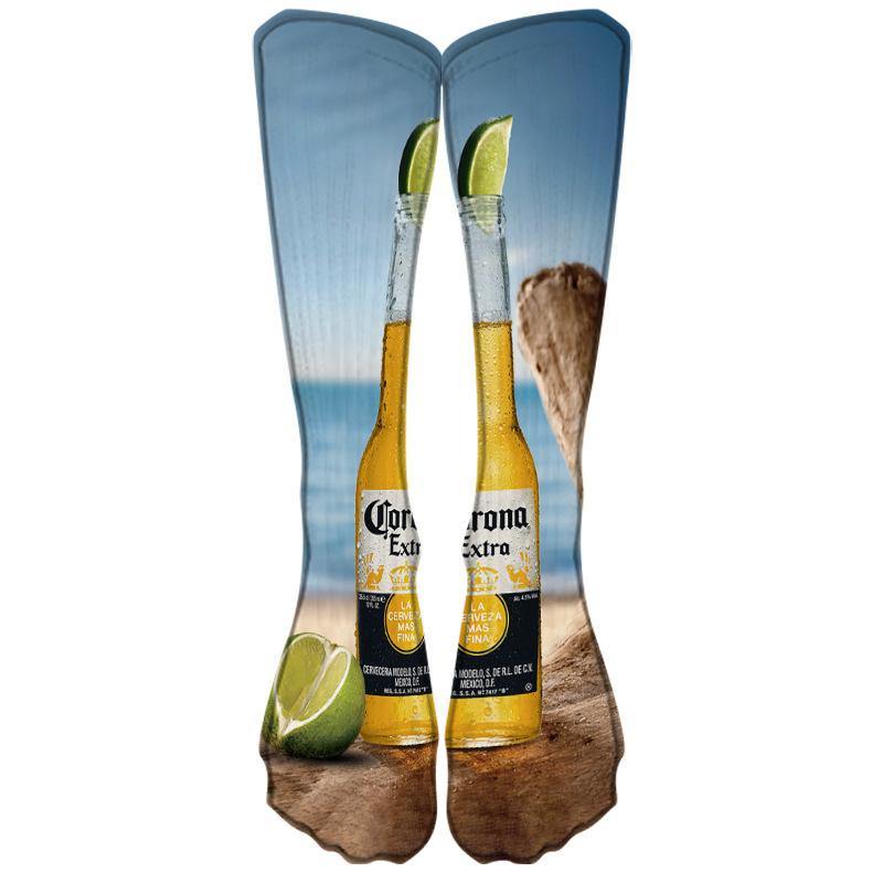 Mens Cotton Fun Crazy Socks Famous Painting Crew Socks Unisex 1 Pair - CHALIER