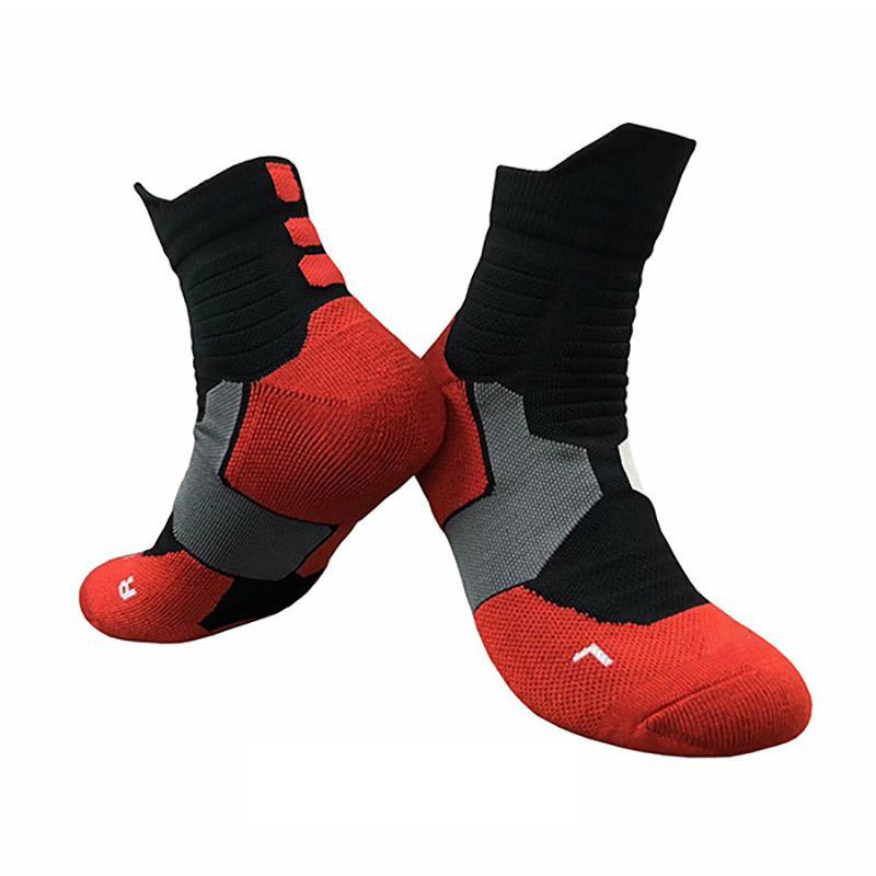 Basketball Socks For Men and Women Medium Height Professional Sports Non-slip Deodorant Thick Socks - CHALIER