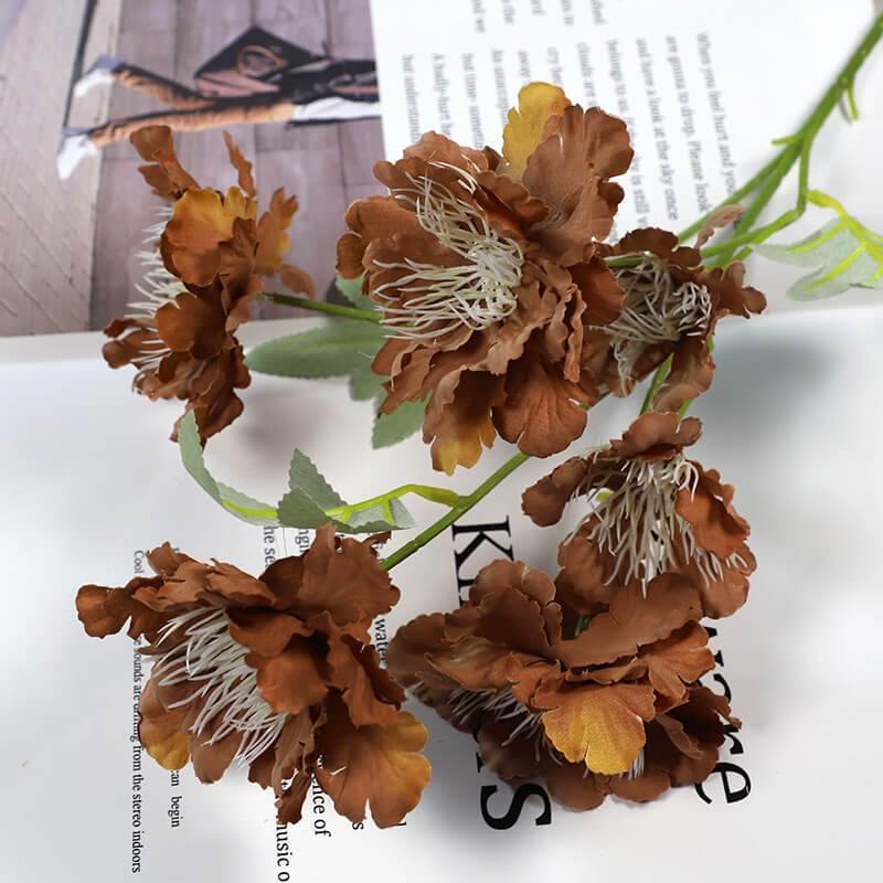 Artificial Flowers 2 PCS Fake Peony Silk Flowers  For Wedding&Home Decoration - CHALIER