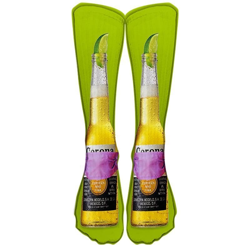 Mens Cotton Fun Crazy Socks Famous Painting Crew Socks Unisex 1 Pair - CHALIER