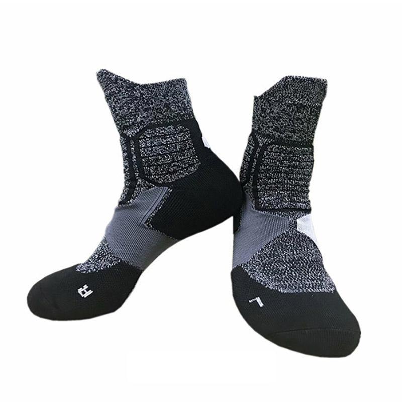 Basketball Socks For Men and Women Medium Height Professional Sports Non-slip Deodorant Thick Socks - CHALIER