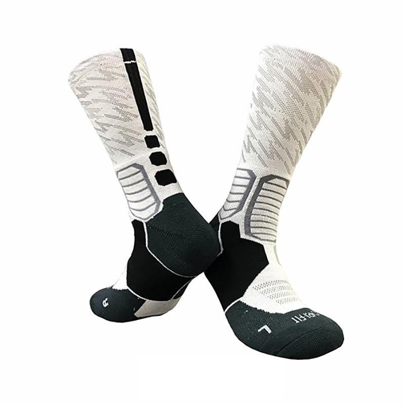 Basketball Socks For Men and Women High-top Professional Sports Non-slip Deodorant Thick Socks - CHALIER