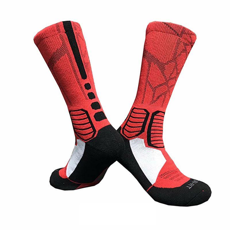 Basketball Socks For Men and Women High-top Professional Sports Non-slip Deodorant Thick Socks - CHALIER