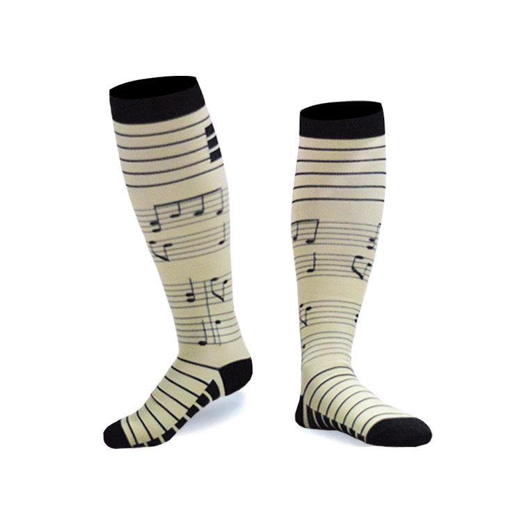 Compression Socks Unisex Breathable Shaping No Slip Sports Socks Elastic Stockings - CHALIER