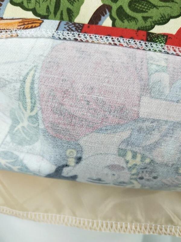 Chalier Printed A-line Skirt Character Pattern Step Skirt - CHALIER