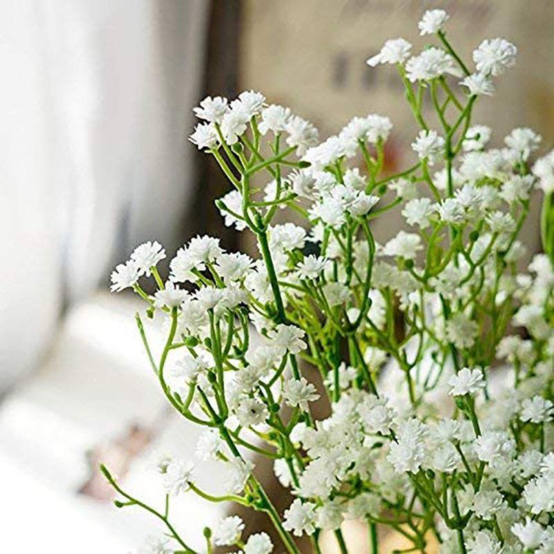Artificial Silk Gypsophila Fake Flowers Real Touch Bouquets Plants for Wedding Party Home  Decoration  Gift - CHALIER