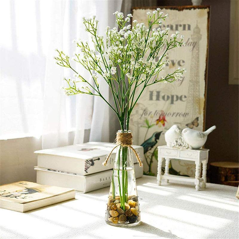 Artificial Silk Gypsophila Fake Flowers Real Touch Bouquets Plants for Wedding Party Home  Decoration  Gift - CHALIER