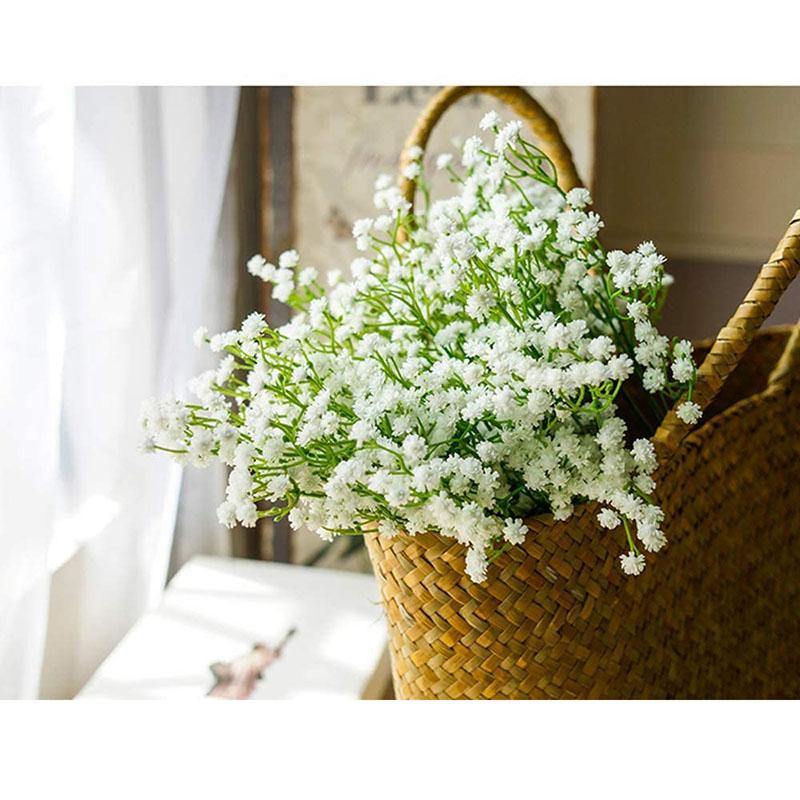 Artificial Silk Gypsophila Fake Flowers Real Touch Bouquets Plants for Wedding Party Home  Decoration  Gift - CHALIER