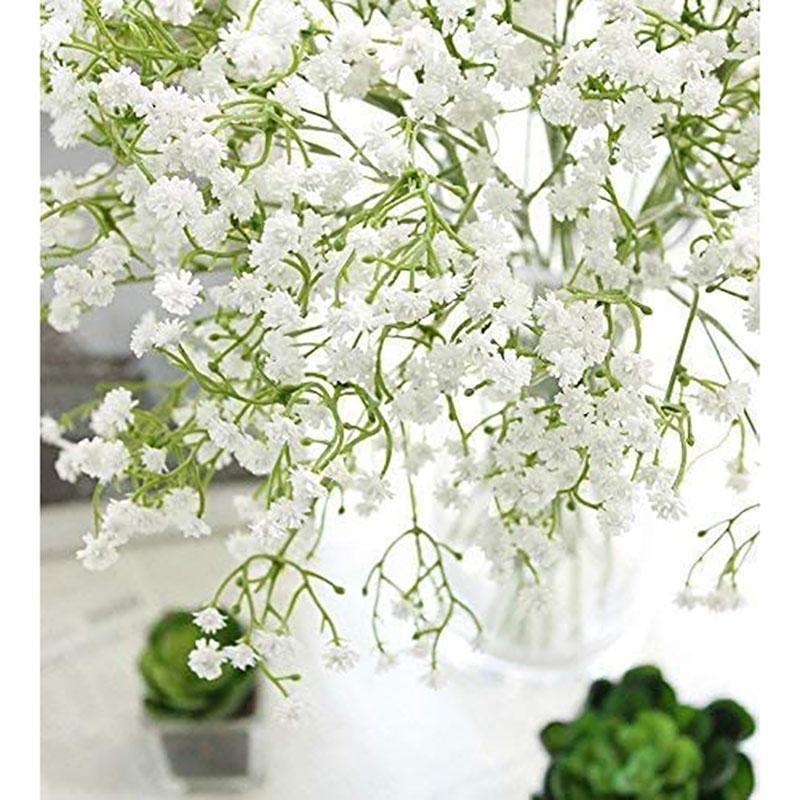 Artificial Silk Gypsophila Fake Flowers Real Touch Bouquets Plants for Wedding Party Home  Decoration  Gift - CHALIER