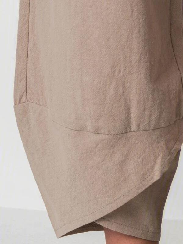 Women Linen Cotton Loose Pants Spring Summer Casual Pants - CHALIER