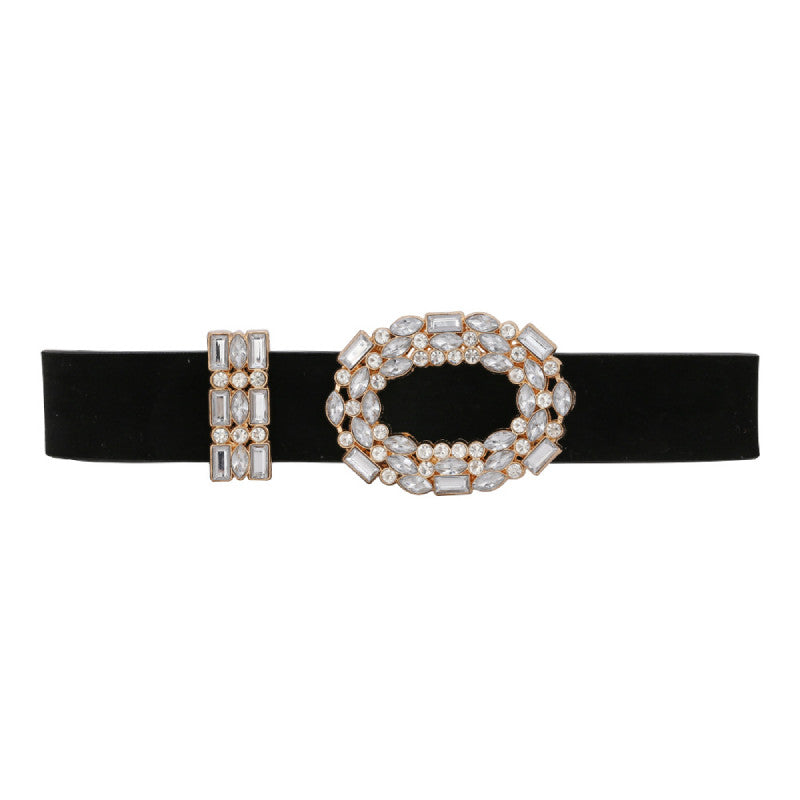 Women Design Dress Belt Fashion Circle Metal Belt