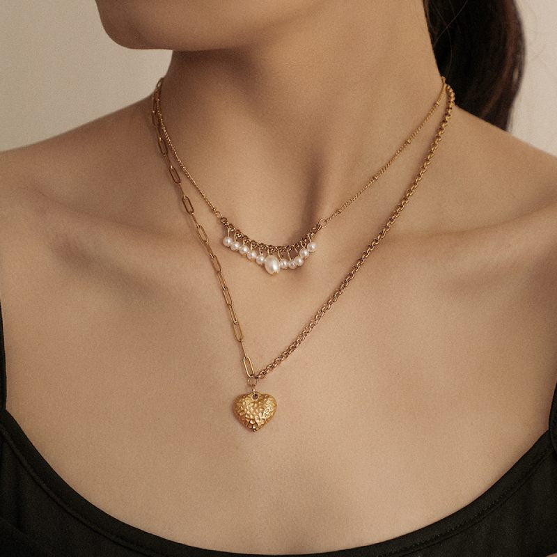 Female Hot Necklaces Women Gold Layered Choker Design Jewelry