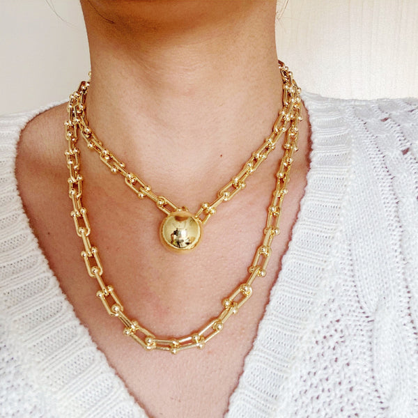 Female Layered Necklaces Women Gold Design Fashionable Choker