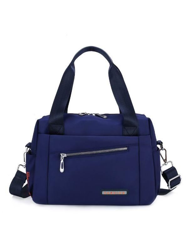 Women Solid Simple Oxford Fabric Shoulder Messenger Handbag