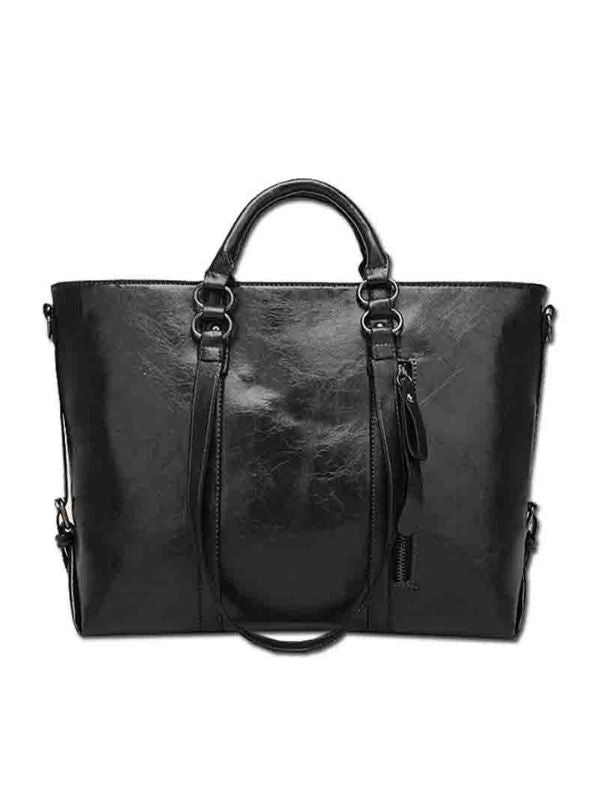 Women High Capacity PU Leather Messenger Bag Socialite Handbag