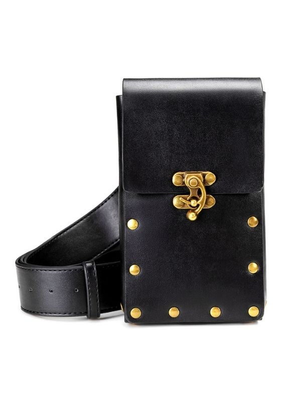 Punk Handbags Retro Outdoor Mobile Phone Pockets