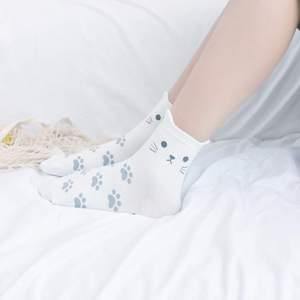 Womens Cat Ear Cozy Soft  Socks Gifts 5 Pairs - CHALIER