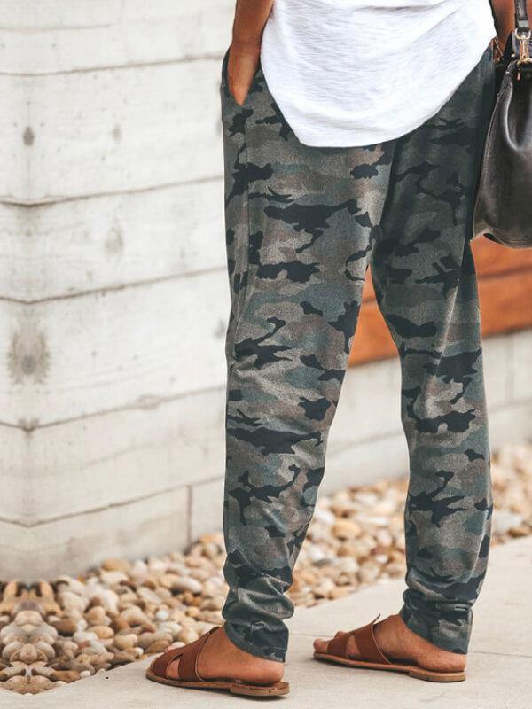 Chalier Camouflage Printed Fashion Sports Casual Pants - CHALIER