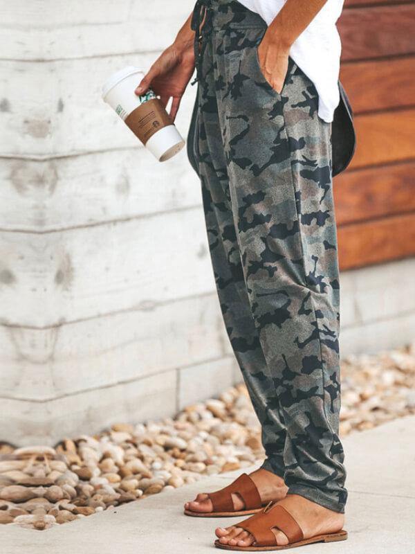 Chalier Camouflage Printed Fashion Sports Casual Pants - CHALIER