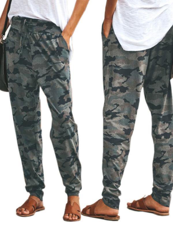 Chalier Camouflage Printed Fashion Sports Casual Pants - CHALIER