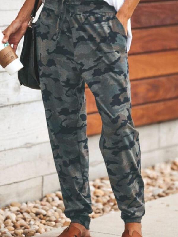Chalier Camouflage Printed Fashion Sports Casual Pants - CHALIER