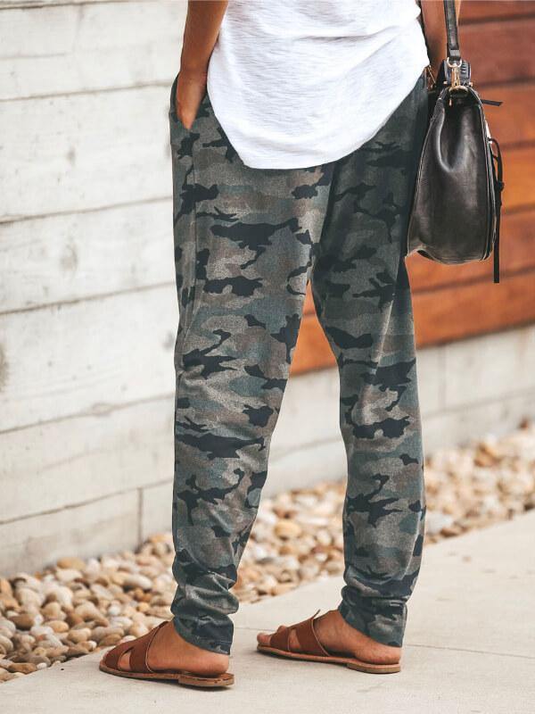 Chalier Camouflage Printed Fashion Sports Casual Pants - CHALIER