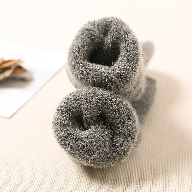 Winter Warm Thickened Wool Women's Socks 4 Pairs