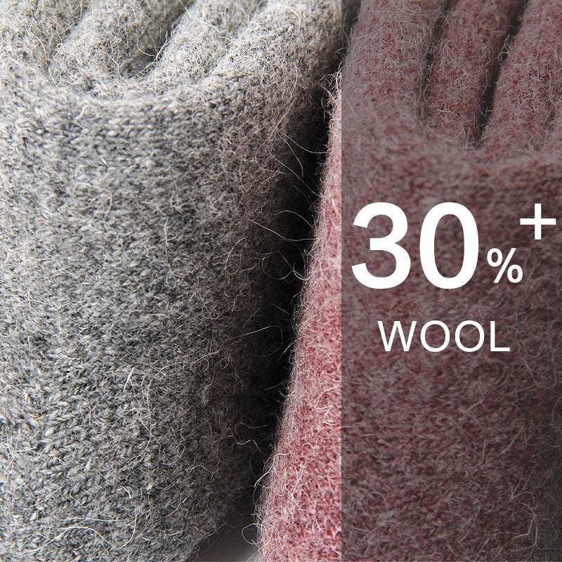 Winter Warm Thickened Wool Women's Socks 4 Pairs