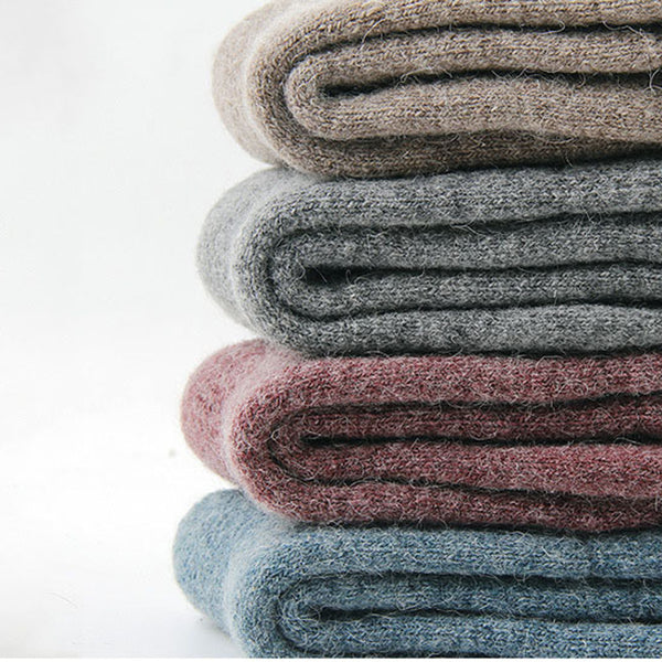 Winter Warm Thickened Wool Women's Socks 4 Pairs